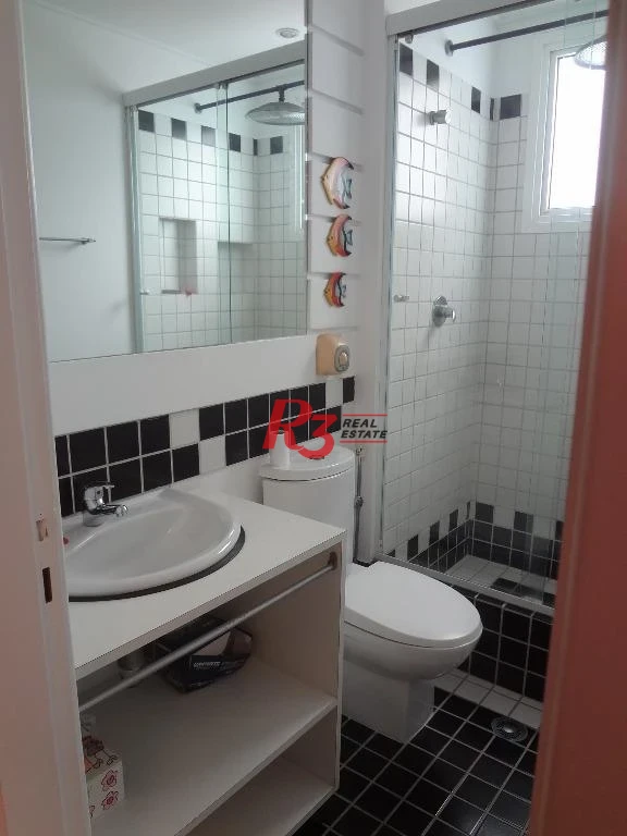 Loft para alugar, 72 m² por R$ 5.800,00/mês - Gonzaga - Santos/SP