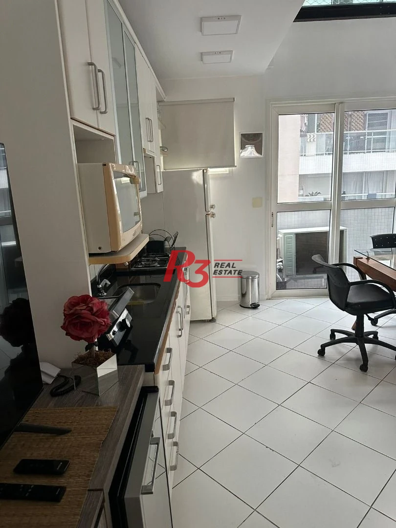 Loft para alugar, 72 m² por R$ 5.800,00/mês - Gonzaga - Santos/SP