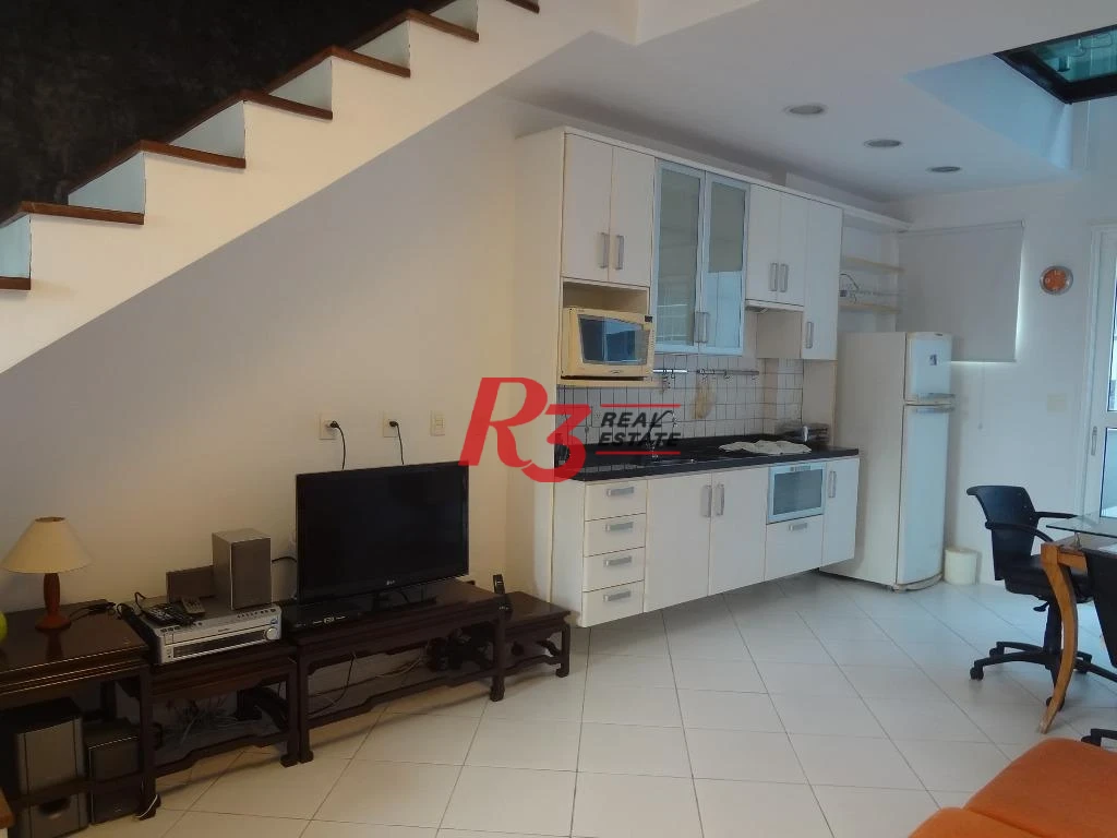 Loft para alugar, 72 m² por R$ 5.800,00/mês - Gonzaga - Santos/SP