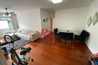 Apartamento com 2 dormitórios à venda, 105 m² - Marapé - Santos/SP