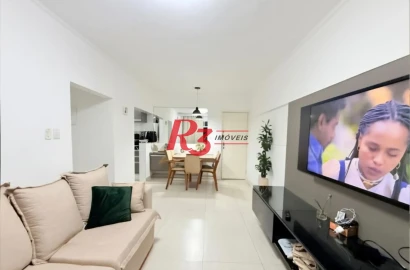 Apartamento com 1 dormitório à venda, 49 m² por R$ 430.000,00 - José Menino - Santos/SP