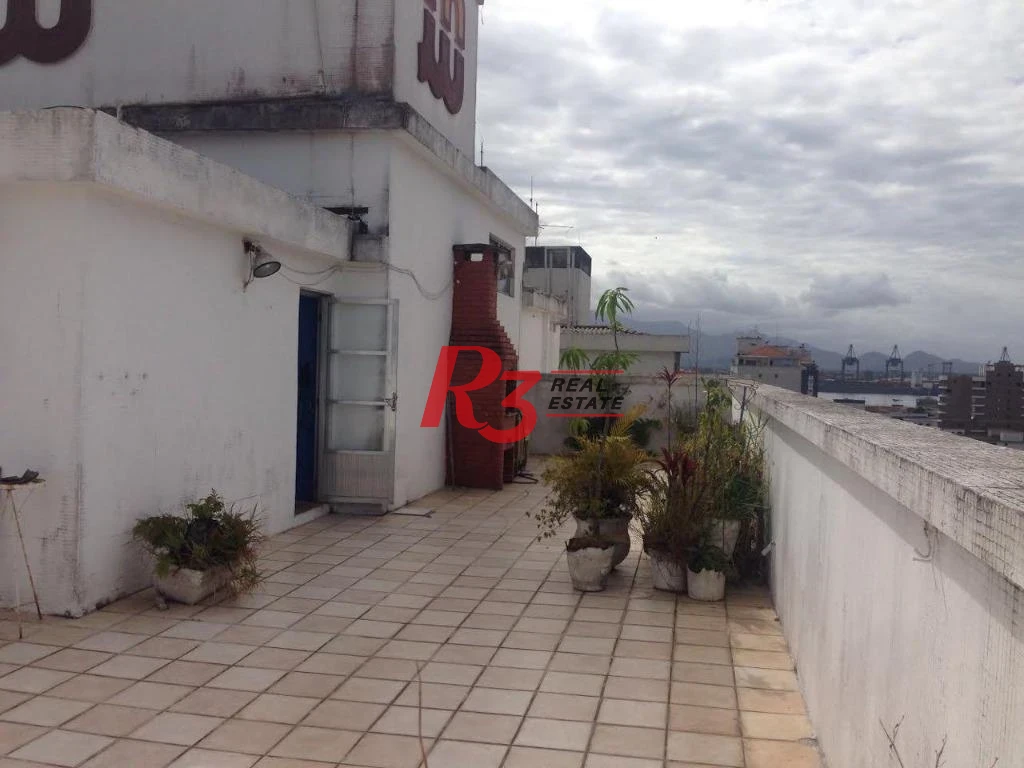 Cobertura com 3 dormitórios à venda, 200 m² por R$ 650.000,00 - Embaré - Santos/SP
