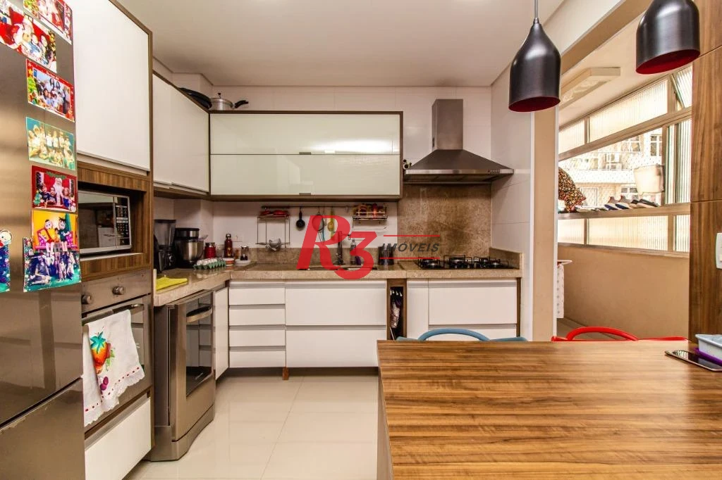 Apartamento com 3 dormitórios à venda, 197 m² por R$ 1.190.000,00 - Gonzaga - Santos/SP