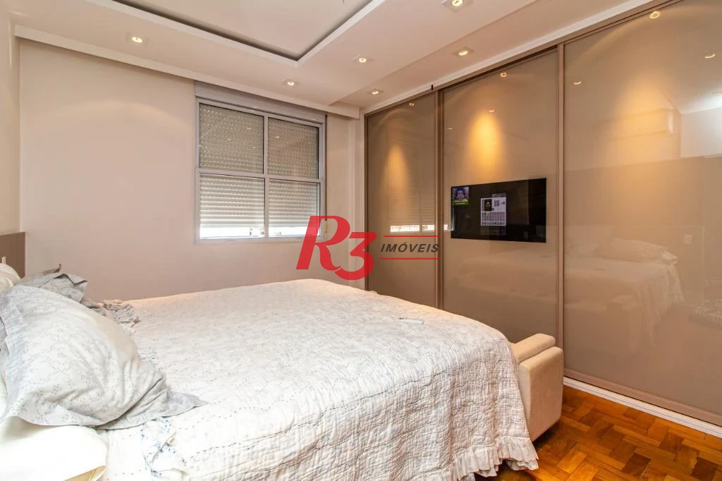 Apartamento com 3 dormitórios à venda, 197 m² por R$ 1.190.000,00 - Gonzaga - Santos/SP