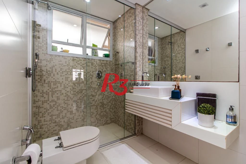 Apartamento com 3 dormitórios à venda, 197 m² por R$ 1.190.000,00 - Gonzaga - Santos/SP