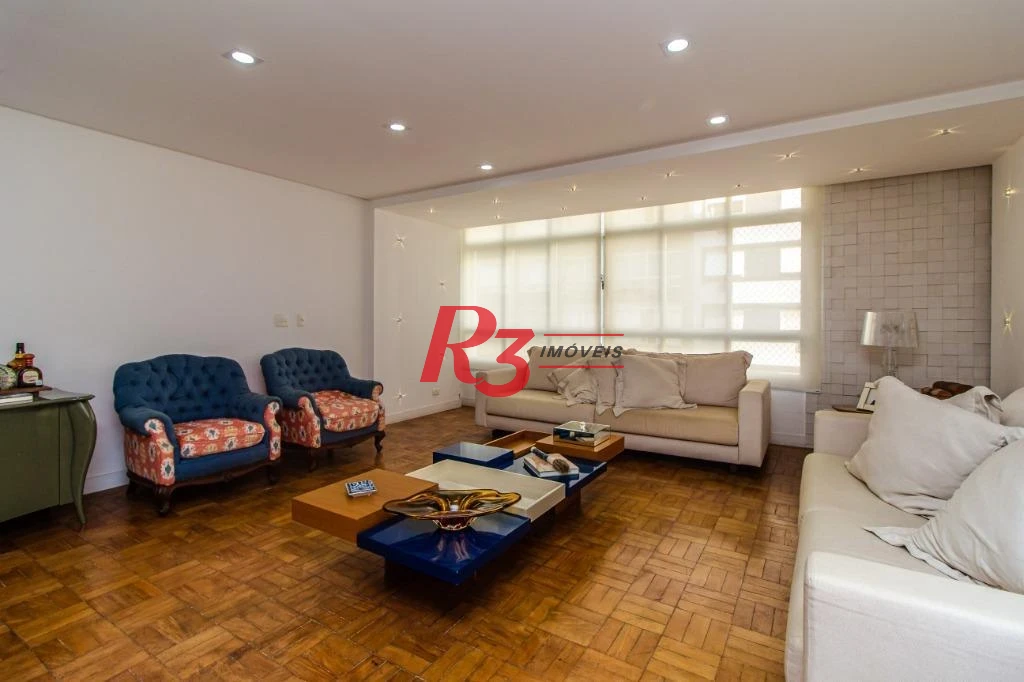 Apartamento com 3 dormitórios à venda, 197 m² por R$ 1.190.000,00 - Gonzaga - Santos/SP