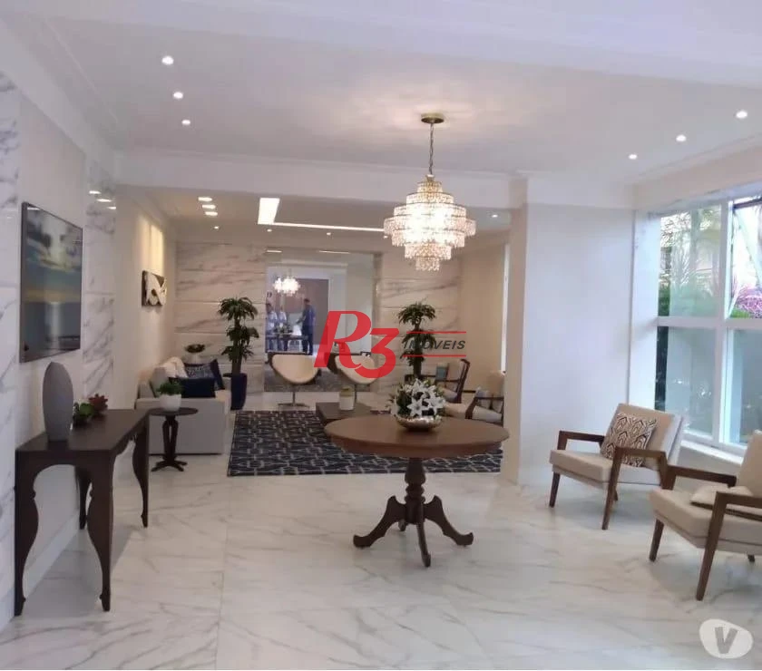 Apartamento com 2 dormitórios à venda, 76 m² por R$ 1.350.000,00 - José Menino - Santos/SP