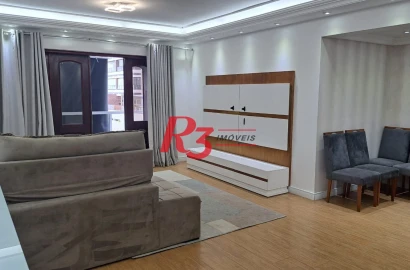 Apartamento com 3 dormitórios à venda, 184 m² por R$ 980.000,00 - Gonzaga - Santos/SP