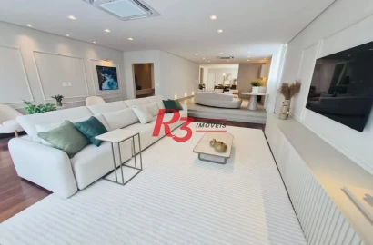 Apartamento com 4 dormitórios à venda, 280 m² por R$ 2.850.000,00 - Aparecida - Santos/SP
