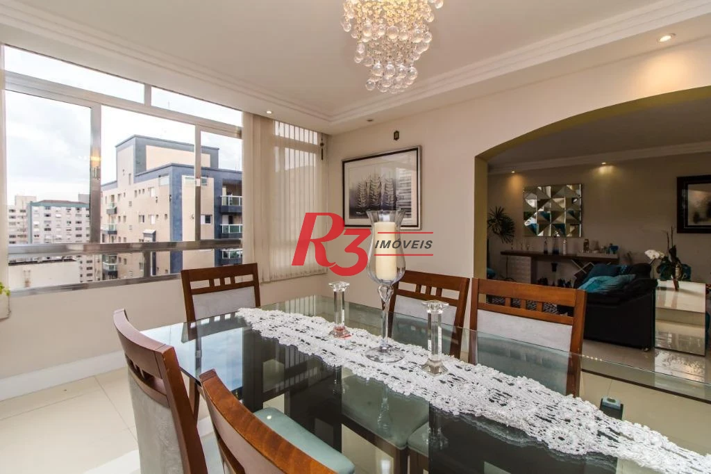 Apartamento à venda, 210 m² por R$ 1.915.000,00 - Embaré - Santos/SP