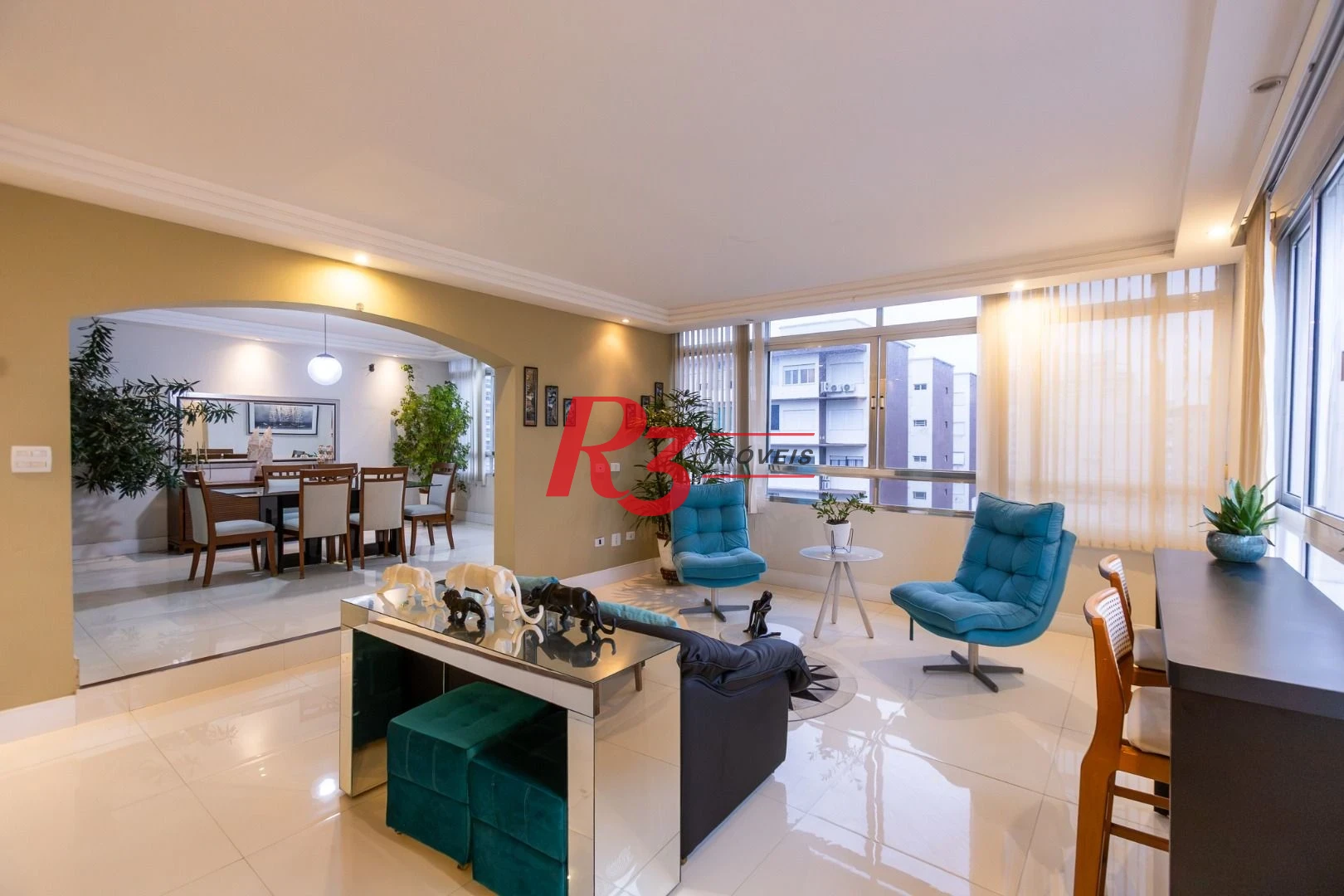 Apartamento com 3 dormitórios à venda, 210 m² por R$ 1.915.000,00 - Embaré - Santos/SP