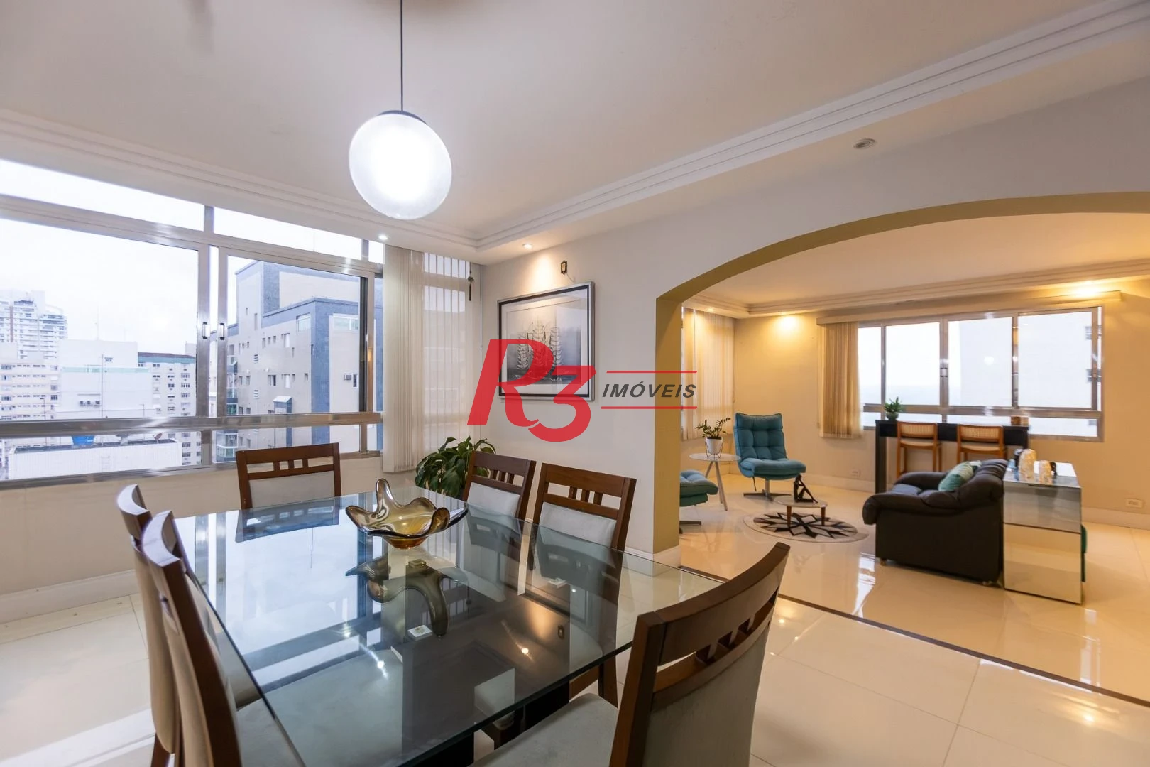 Apartamento com 3 dormitórios à venda, 210 m² por R$ 1.915.000,00 - Embaré - Santos/SP