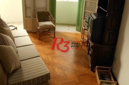 Apartamento com 1 dormitório à venda, 62 m² - José Menino - Santos/SP