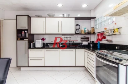 Apartamento com 3 dormitórios à venda, 160 m² por R$ 650.000,00 - José Menino - Santos/SP