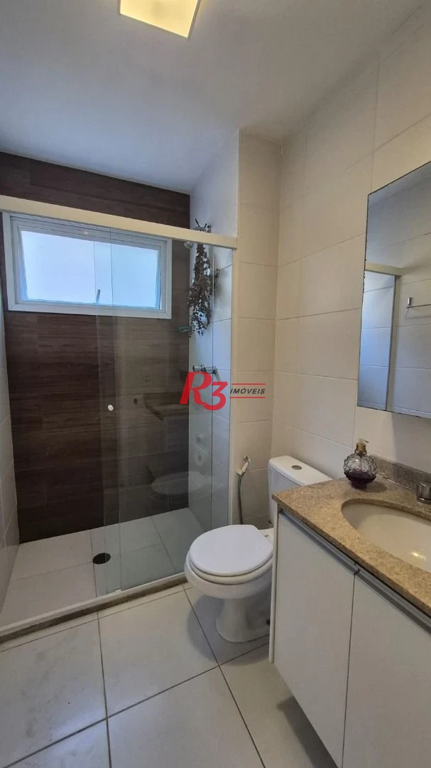 Apartamento com 2 dormitórios para alugar, 80 m² por R$ 6.700,02/mês - Gonzaga - Santos/SP