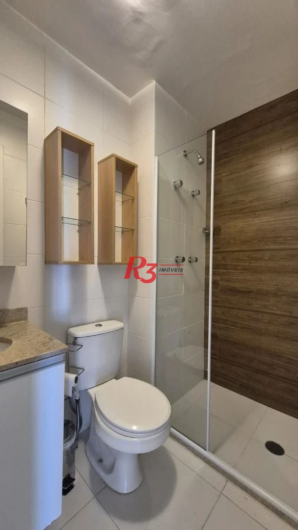Apartamento com 2 dormitórios para alugar, 80 m² por R$ 6.700,02/mês - Gonzaga - Santos/SP