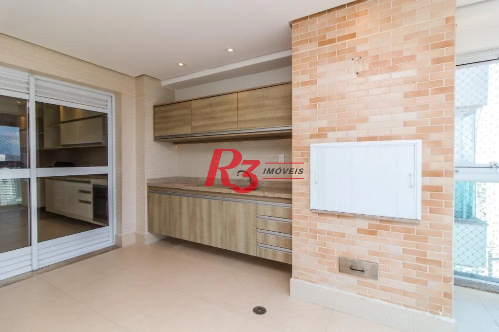 Apartamento com 3 dormitórios à venda, 199 m² por R$ 3.730.000,00 - Boqueirão - Santos/SP