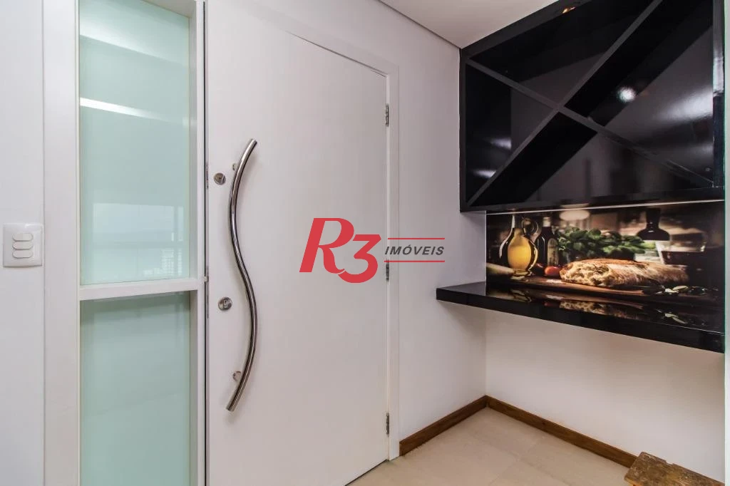 Apartamento com 3 dormitórios à venda, 199 m² por R$ 3.730.000,00 - Boqueirão - Santos/SP