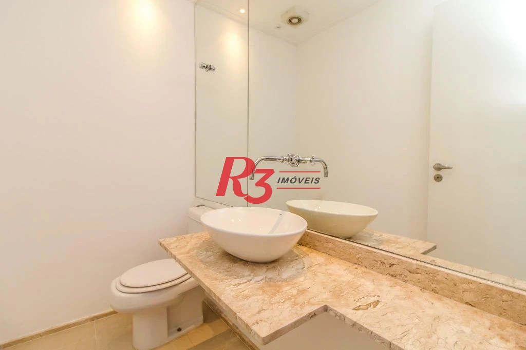 Apartamento com 3 dormitórios à venda, 199 m² por R$ 3.730.000,00 - Boqueirão - Santos/SP