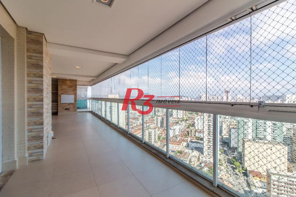 Apartamento com 3 dormitórios à venda, 199 m² por R$ 3.730.000,00 - Boqueirão - Santos/SP