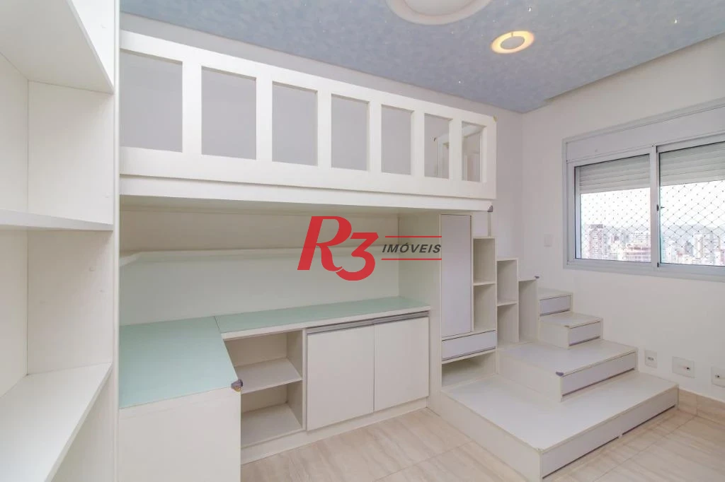 Apartamento com 3 dormitórios à venda, 199 m² por R$ 3.730.000,00 - Boqueirão - Santos/SP