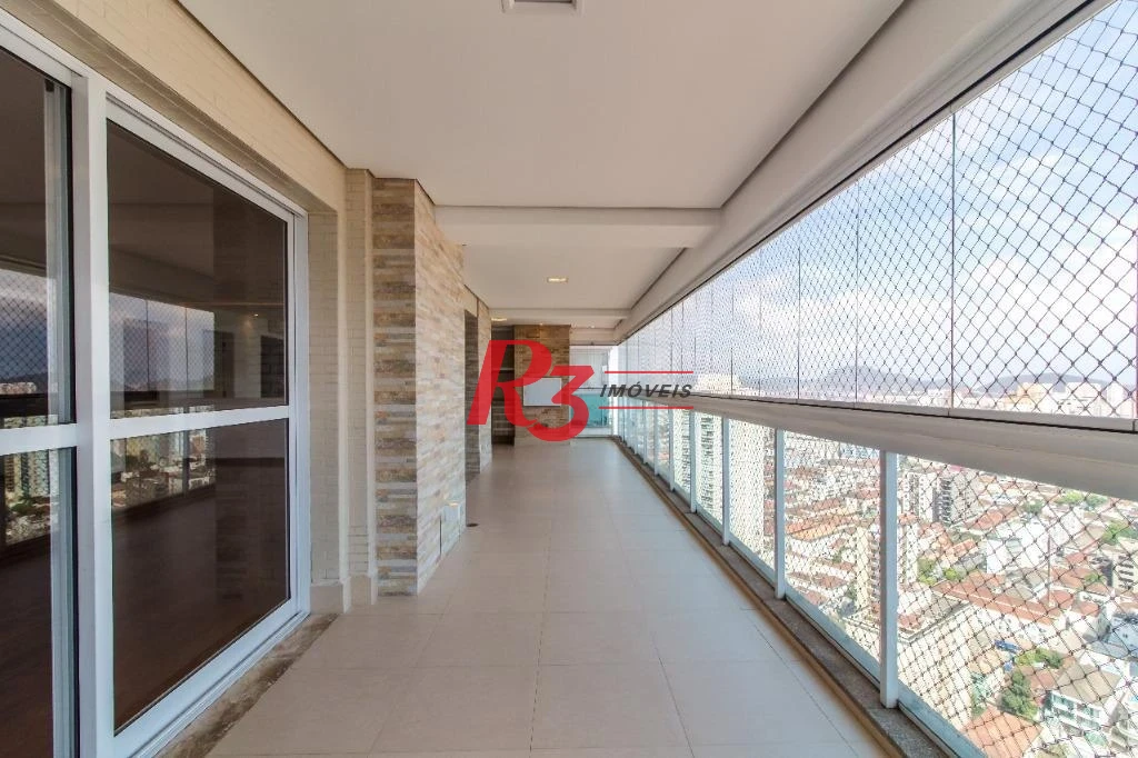 Apartamento com 3 dormitórios à venda, 199 m² por R$ 3.730.000,00 - Boqueirão - Santos/SP