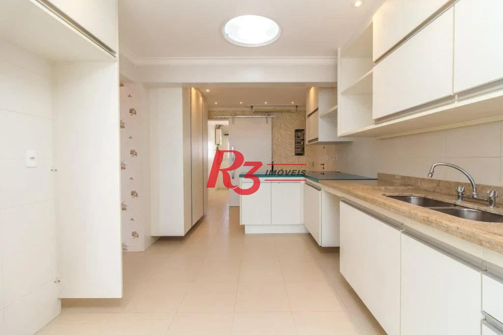 Apartamento com 3 dormitórios à venda, 199 m² por R$ 3.730.000,00 - Boqueirão - Santos/SP