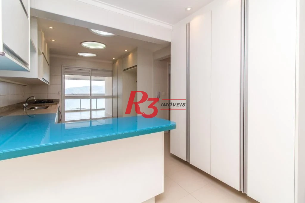 Apartamento com 3 dormitórios à venda, 199 m² por R$ 3.730.000,00 - Boqueirão - Santos/SP
