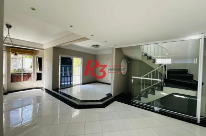 Casa com 5 dormitórios à venda, 400 m² por R$ 1.800.000,00 - Boqueirão - Santos/SP