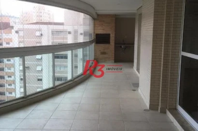 Apartamento com 4 dormitórios à venda, 204 m² por R$ 2.670.000,00 - Boqueirão - Santos/SP