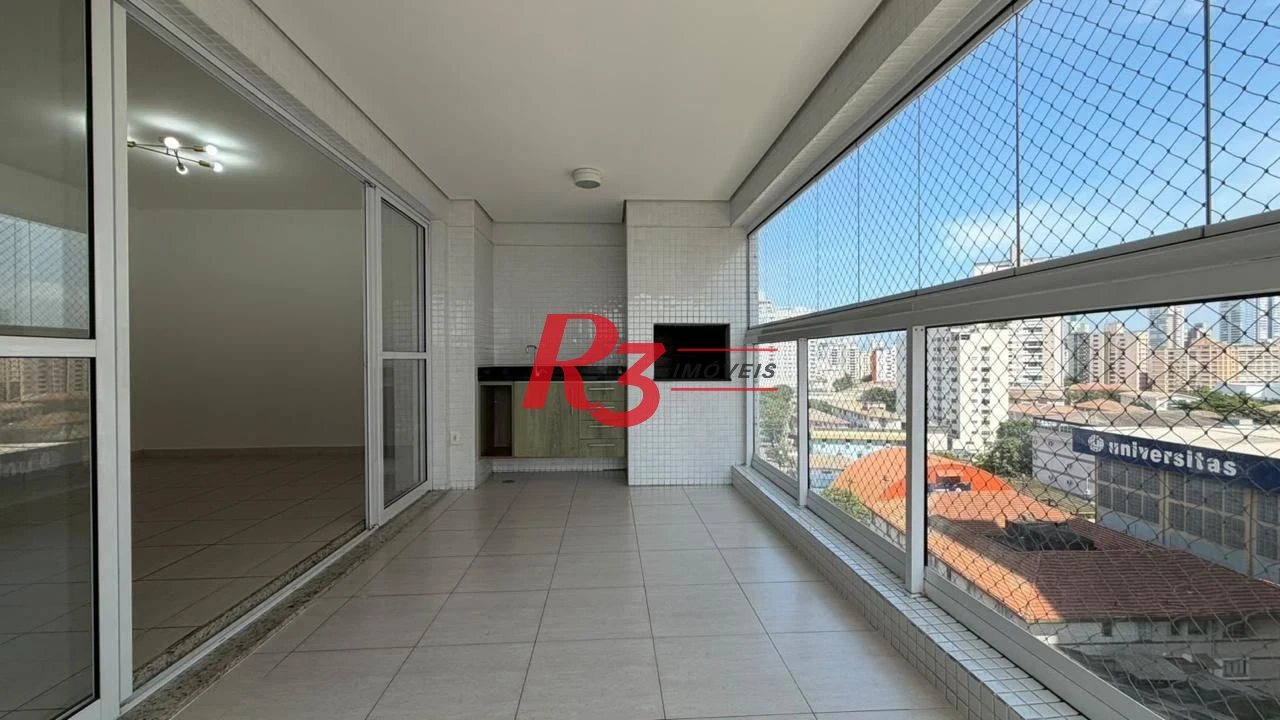 Apartamento com 3 dormitórios à venda, 111 m² por R$ 1.070.000,00 - Ponta da Praia - Santos/SP