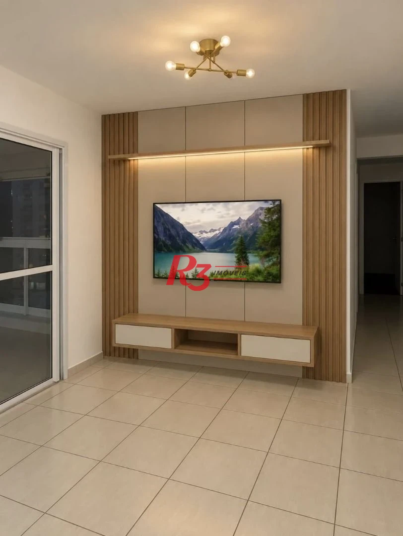 Apartamento com 3 dormitórios à venda, 111 m² por R$ 1.070.000,00 - Ponta da Praia - Santos/SP