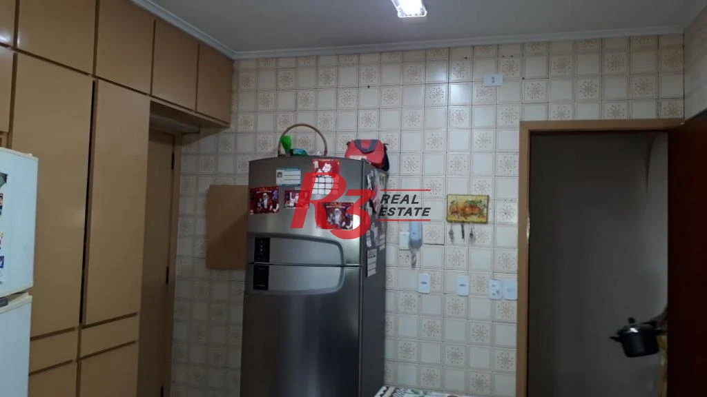 Apartamento com 3 dormitórios à venda, 130 m² - Gonzaga - Santos/SP