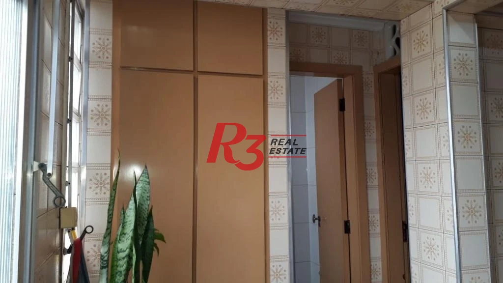 Apartamento com 3 dormitórios à venda, 130 m² - Gonzaga - Santos/SP