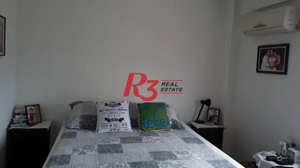 Apartamento com 3 dormitórios à venda, 130 m² - Gonzaga - Santos/SP
