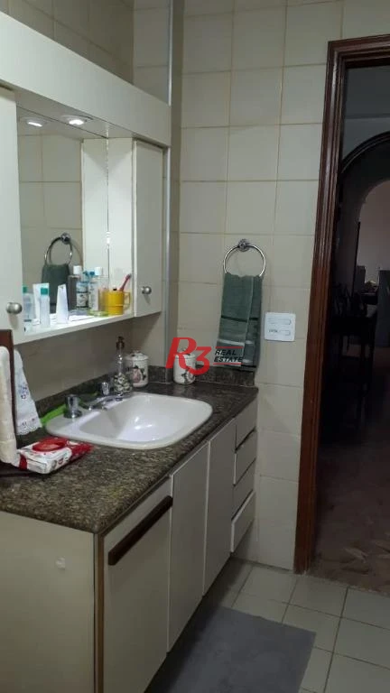 Apartamento com 3 dormitórios à venda, 130 m² - Gonzaga - Santos/SP