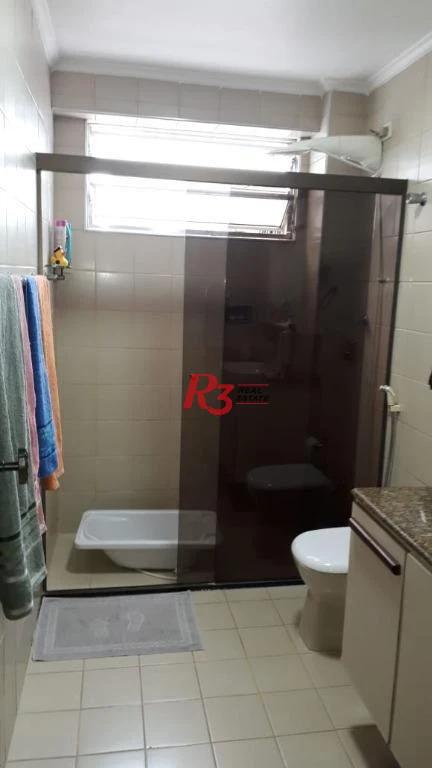 Apartamento com 3 dormitórios à venda, 130 m² - Gonzaga - Santos/SP
