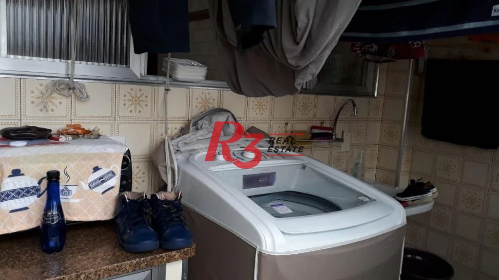 Apartamento com 3 dormitórios à venda, 130 m² - Gonzaga - Santos/SP