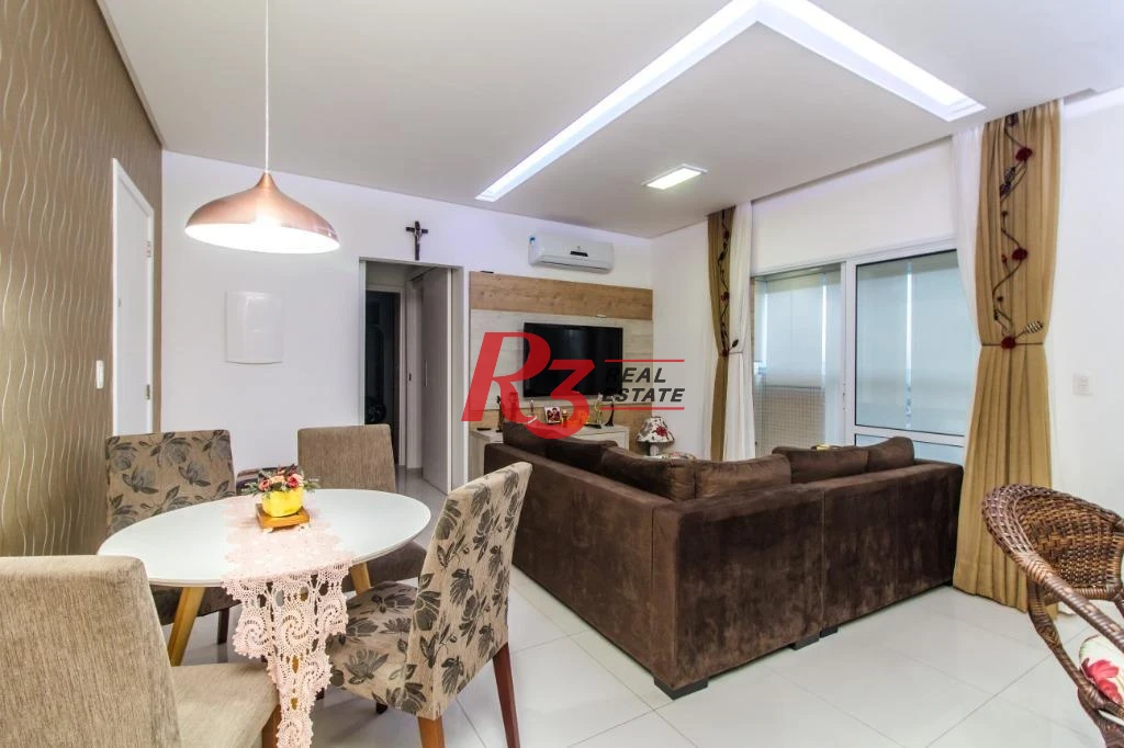 Apartamento com 2 dormitórios à venda, 77 m² por 745.000,00 - Centro - São Vicente/SP