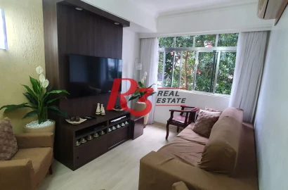 Apartamento com 2 dormitórios à venda, 65 m²- José Menino - Santos/SP