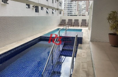 Apartamento à venda, 84 m² por R$ 888.634,24 - Boqueirão - Santos/SP
