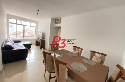 Apartamento com 2 dormitórios à venda, 100 m² por R$ 450.000,00 - Gonzaga - Santos/SP
