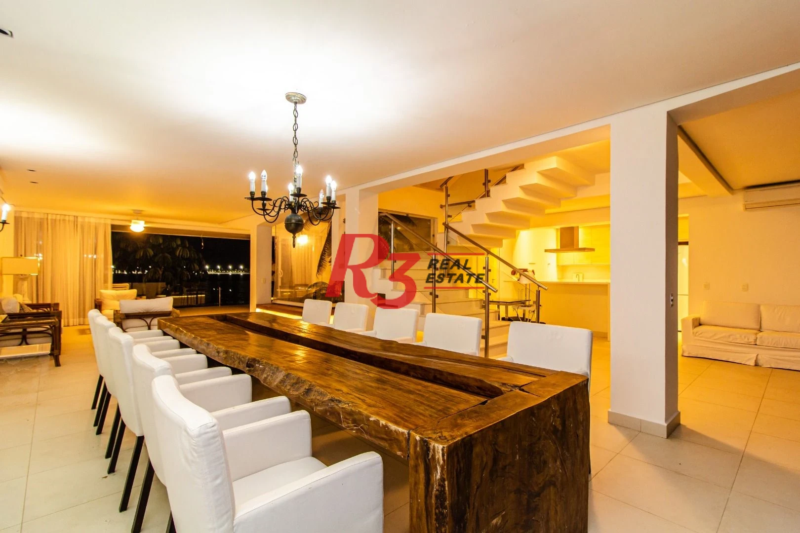 Apartamento Duplex para alugar, 292 m² por R$ 27.360,61/mês - Loteamento João Batista Julião - Guarujá/SP