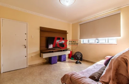Apartamento com 2 dormitórios à venda, 75 m² por R$ 395.000,00 - Boqueirão - Santos/SP