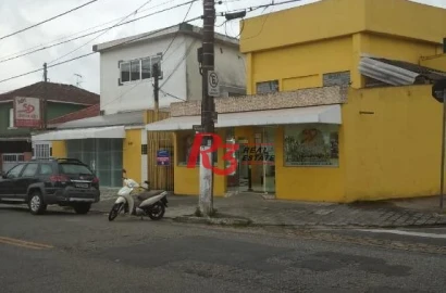 Galpão, 340 m² - venda por R$ 2.200.000,00 ou aluguel por R$ 12.000,00/mês - Macuco - Santos/SP