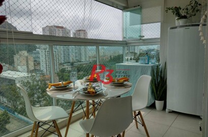 Apartamento com 1 dormitório à venda, 48 m² por R$ 475.000,00 - José Menino - Santos/SP