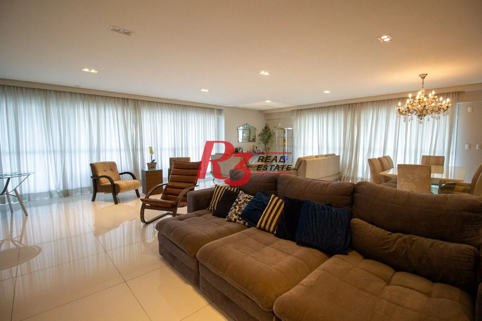 Apartamento com 4 dormitórios à venda, 324 m² por R$ 5.500.000,00 - Aparecida - Santos/SP