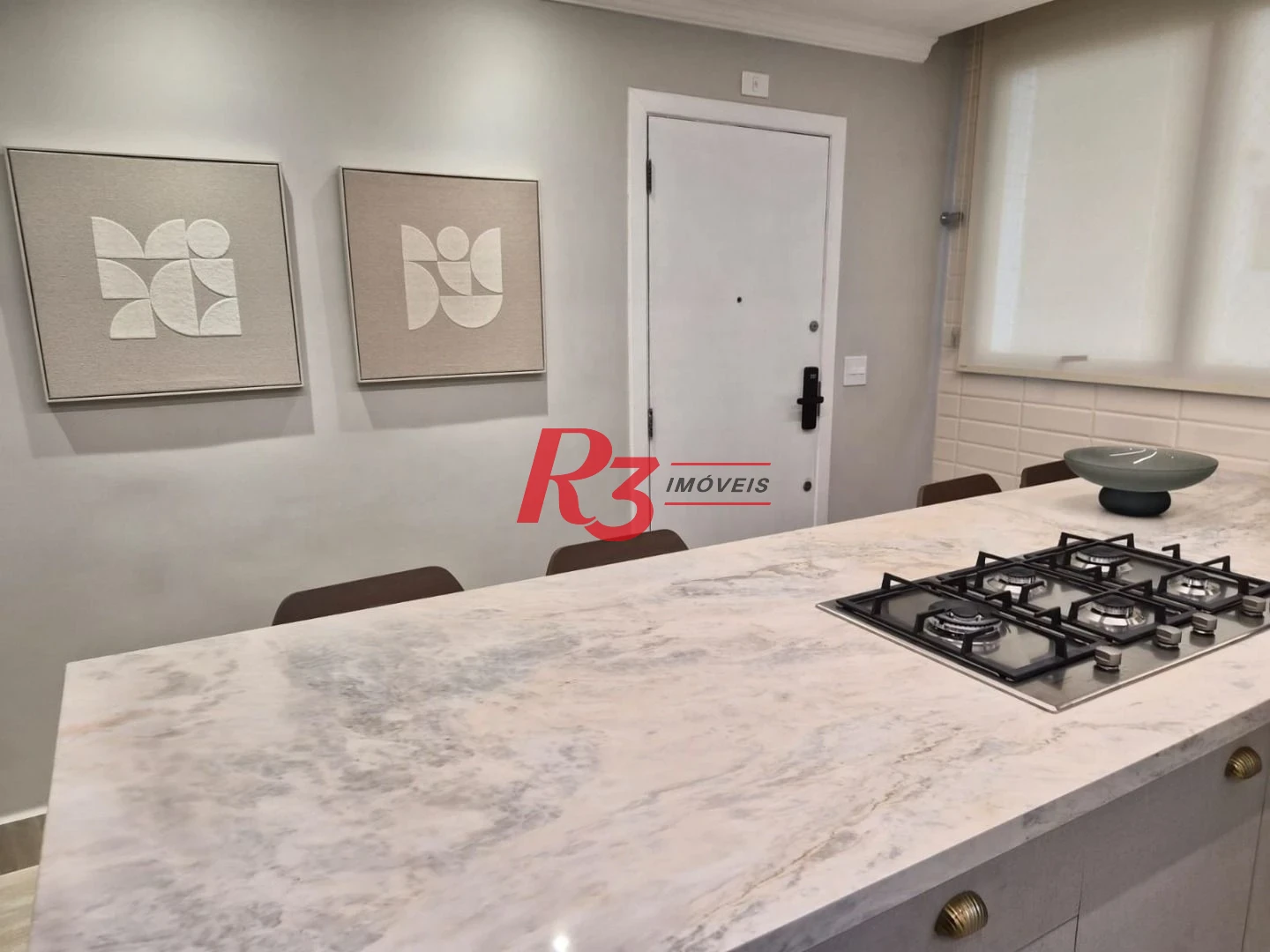 Apartamento com 3 dormitórios à venda, 143 m² por R$ 1.850.000,00 - Aparecida - Santos/SP