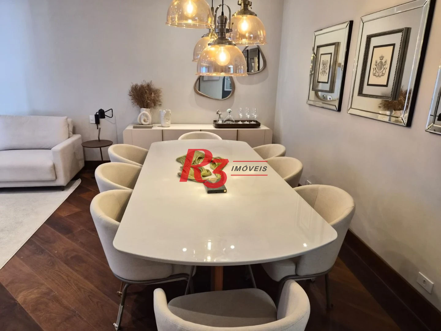 Apartamento com 3 dormitórios à venda, 143 m² por R$ 1.850.000,00 - Aparecida - Santos/SP