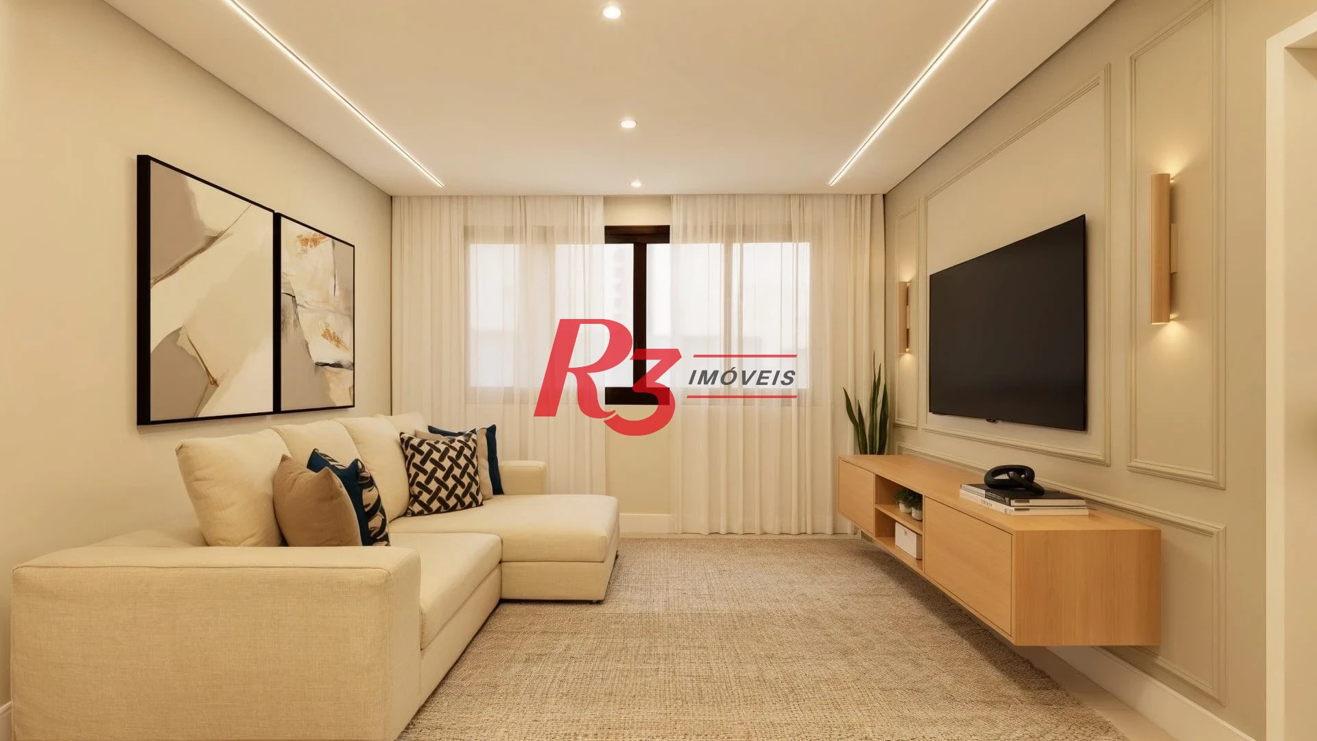 Apartamento à venda, 235 m² por R$ 2.990.000,00 - Gonzaga - Santos/SP